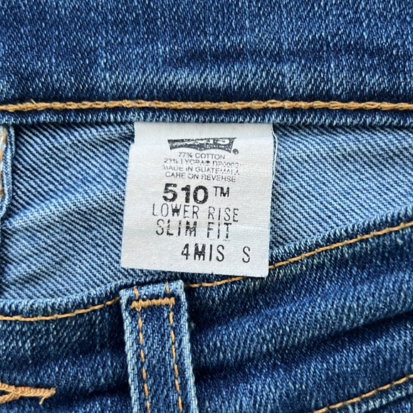 510 Levi’s Dark Indigo Jeans - Picture 3 of 4